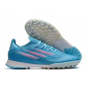 adidas X Speedflow.3 TF - Sky Rush/Team Shock Pink/White - Mens Boots