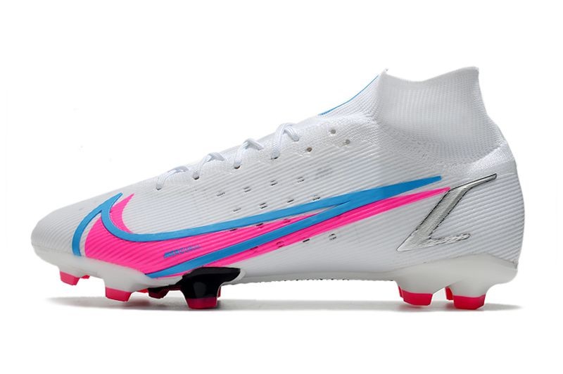 Shop For Nike Mercurial Superfly 8 Elite FG White Blue Pink