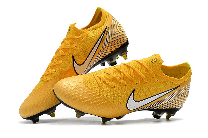 Nike Mercurial Vapor XII Elite Neymar SG AC - Football Boots - Yellow Black