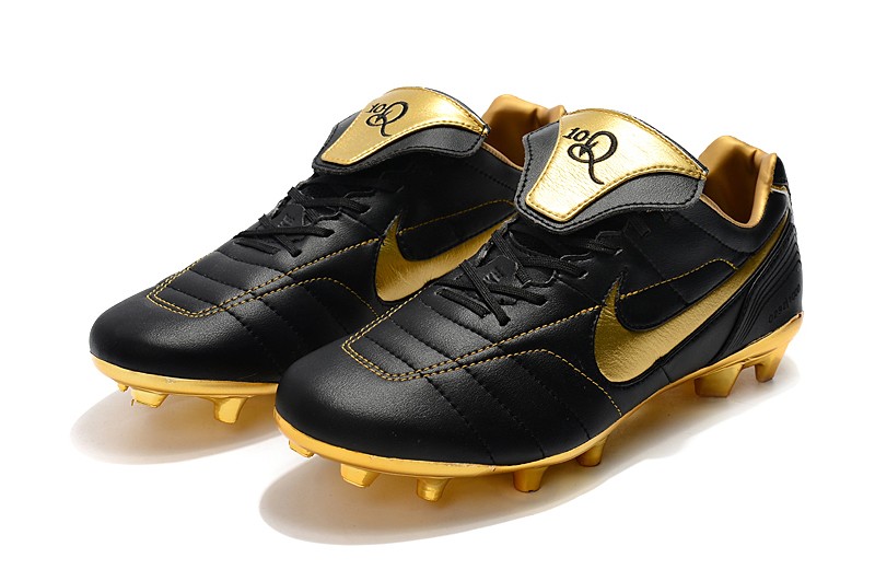 Nike Tiempo Legend VII R10 Elite FG Football Boots - Black Gold